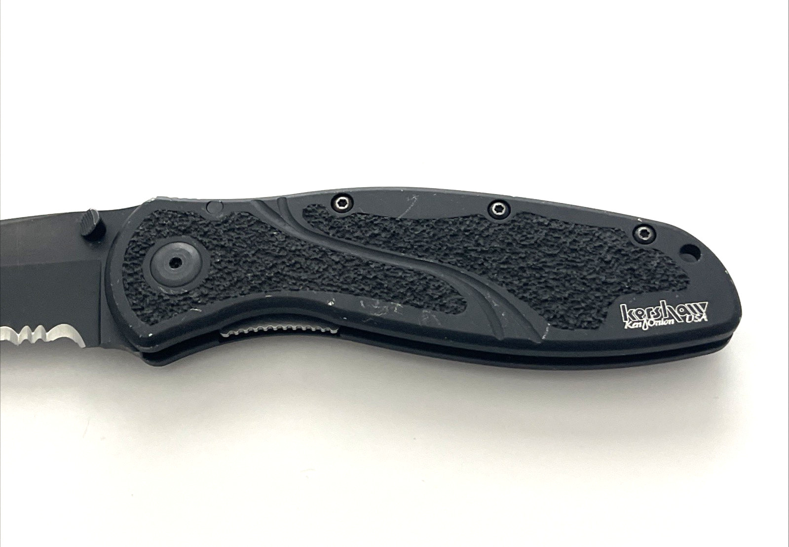 Kershaw 1670TBLKST Blur Tanto Folding Knife Sandvik 13C26 Aluminum USA 2008