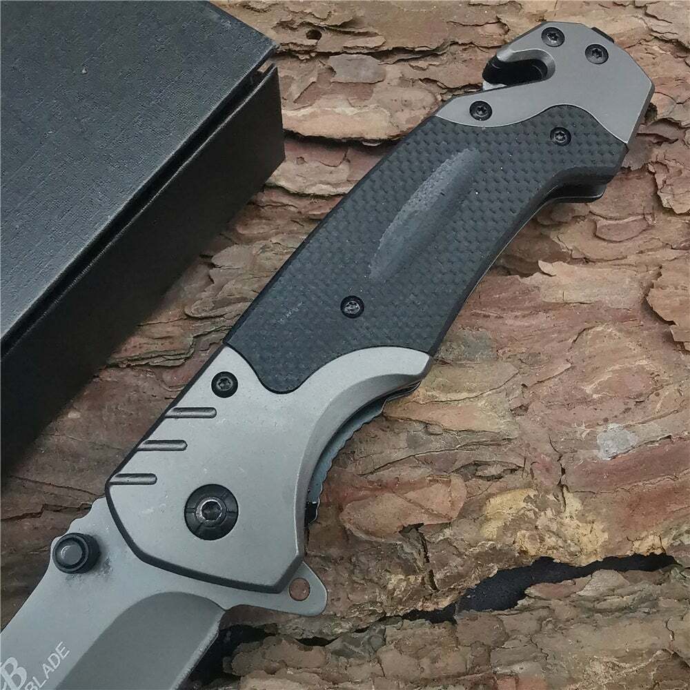 Outdoor Self-defense Wild Hunting Folding Wilderness Survival Tactical Knife