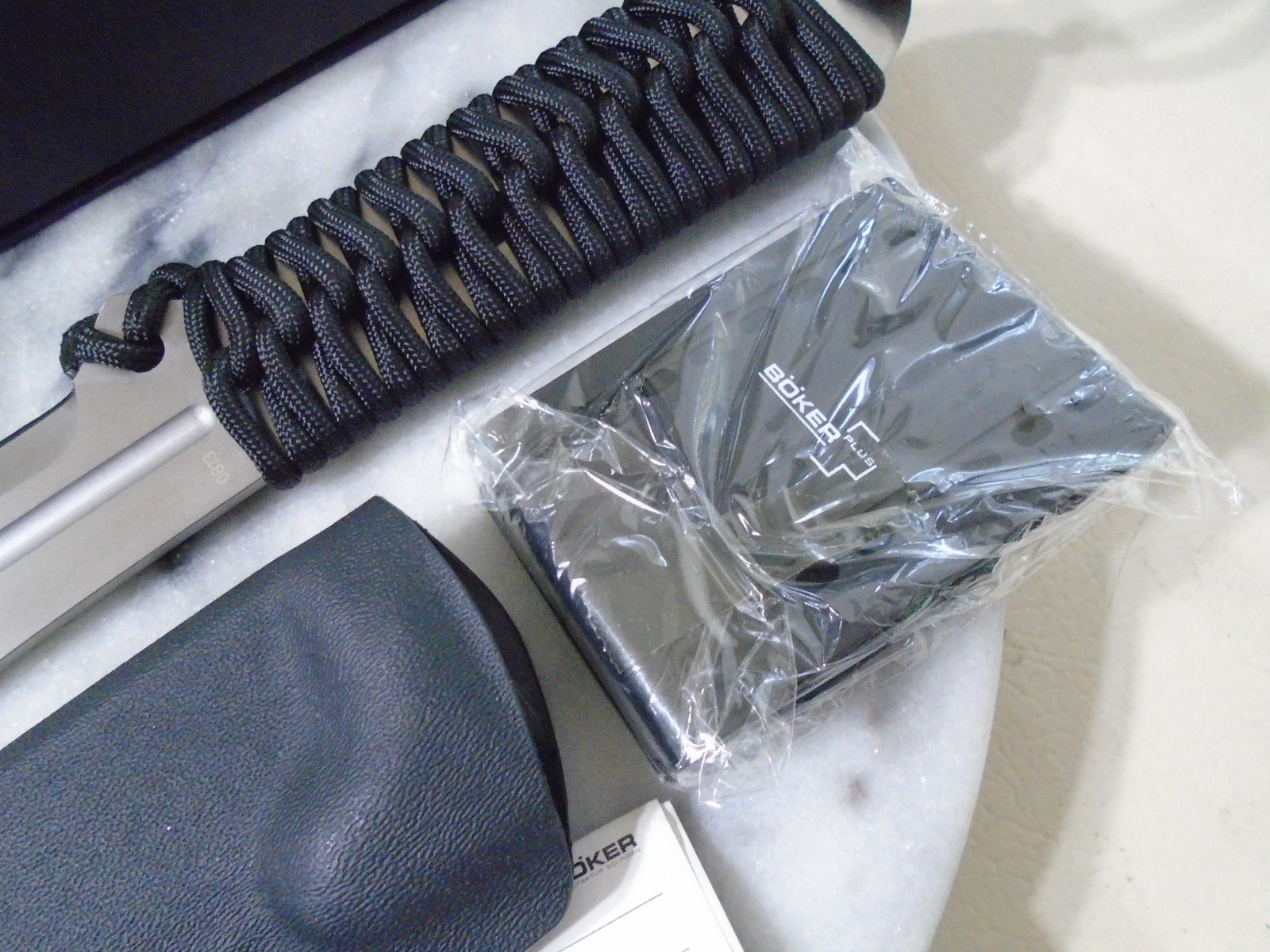 Boker Plus Bailiff Throwing Bowie Fixed Blade Knife Full Tang John Bailey Kydex