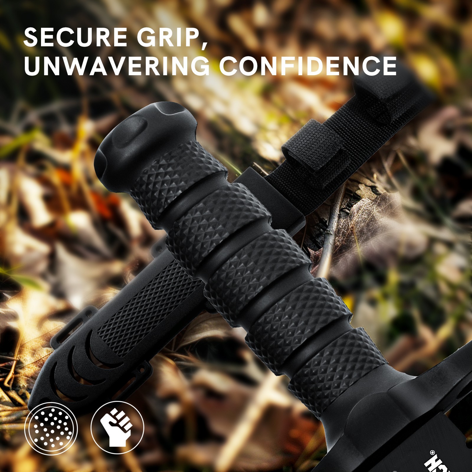 12″ Fixed Blade Hunting Knife w/Sheath Tactical Bowie Survival Knife for Camping