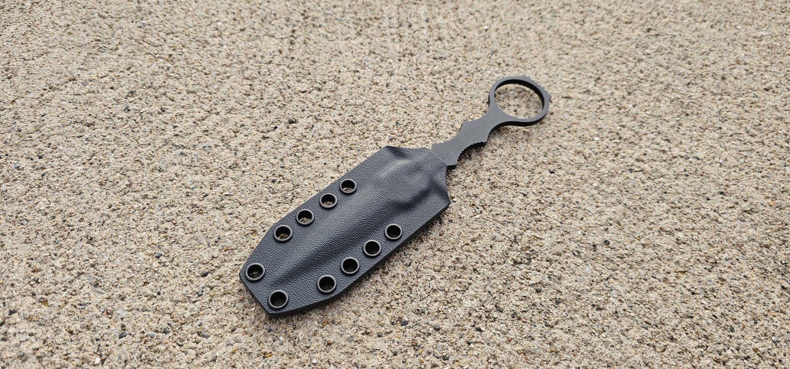 BENCHMADE «SOCP 176BK» kydex sheath, PANCAKE style Sheath, Paracord (BK)