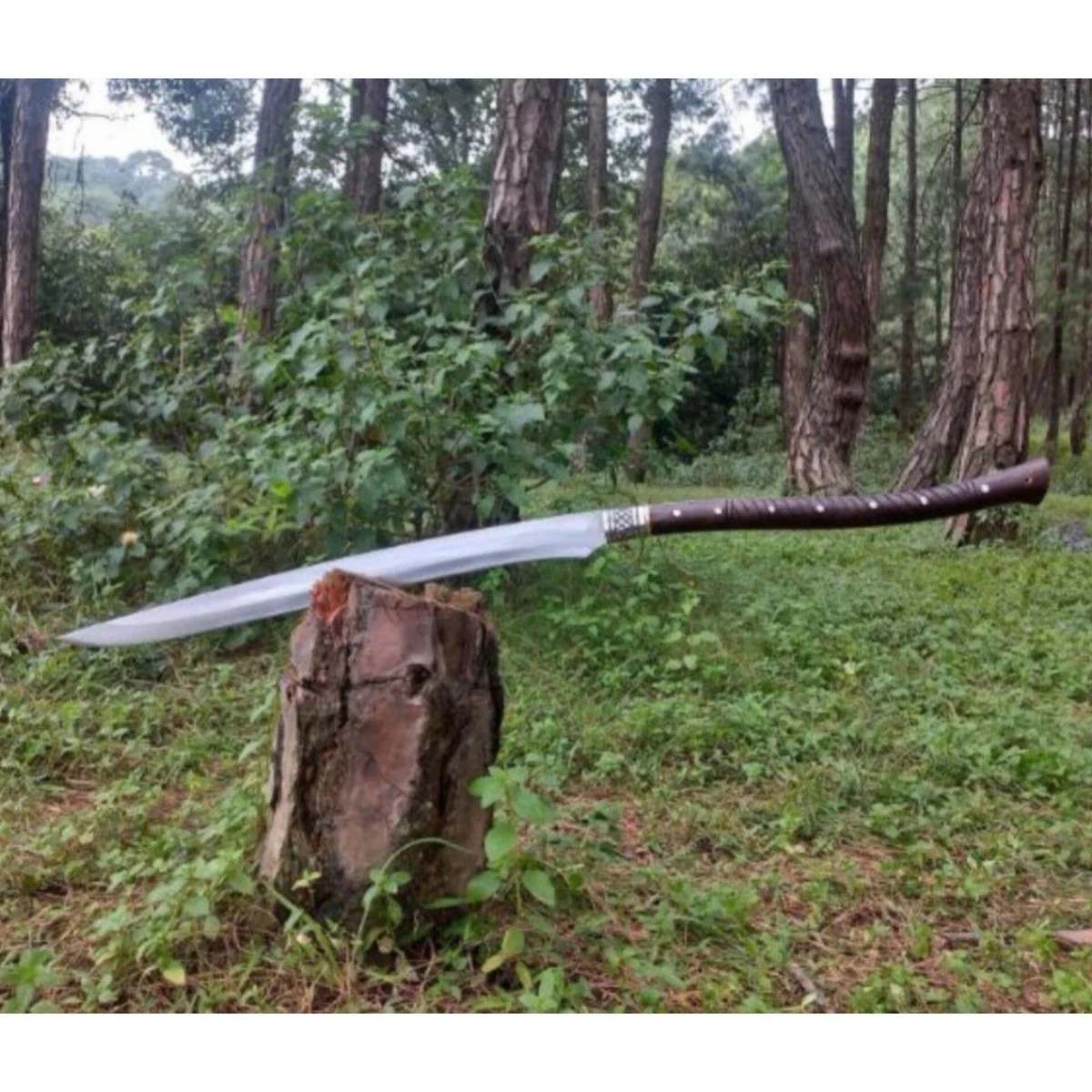 Custom Handmade Carbon Steel Blade Tactical Viking Sword | Hunting Sword Camping