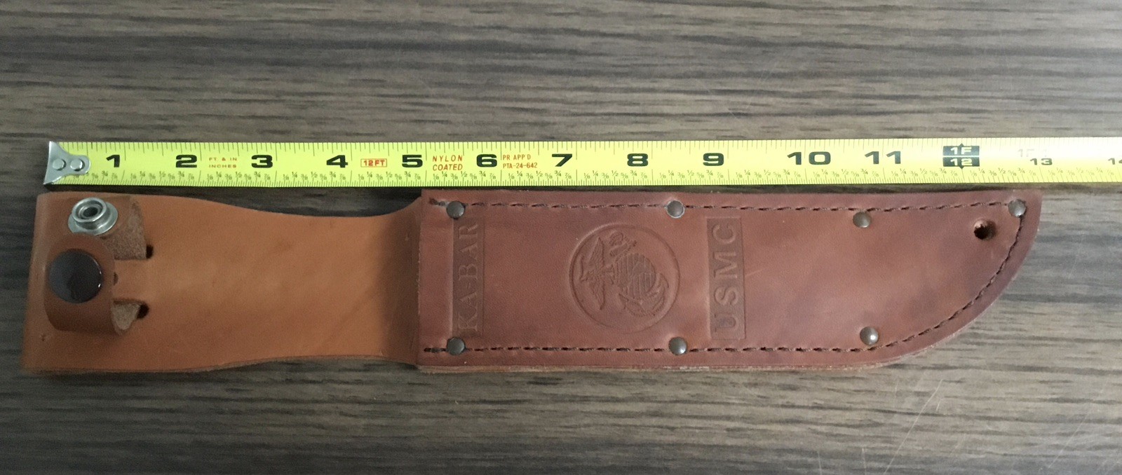 Vintage Ka-Bar U.S.M.C. Fighting Knife 1217 W/Sheath. NOS IN BOX WITH PAPERS