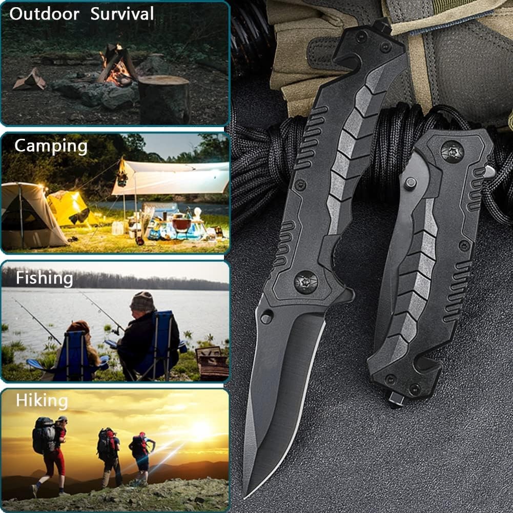 7.8″ SPRING OPEN ASSISTED TACTICAL FOLDING POCKET KNIFE EDC Blade Tactical Tool
