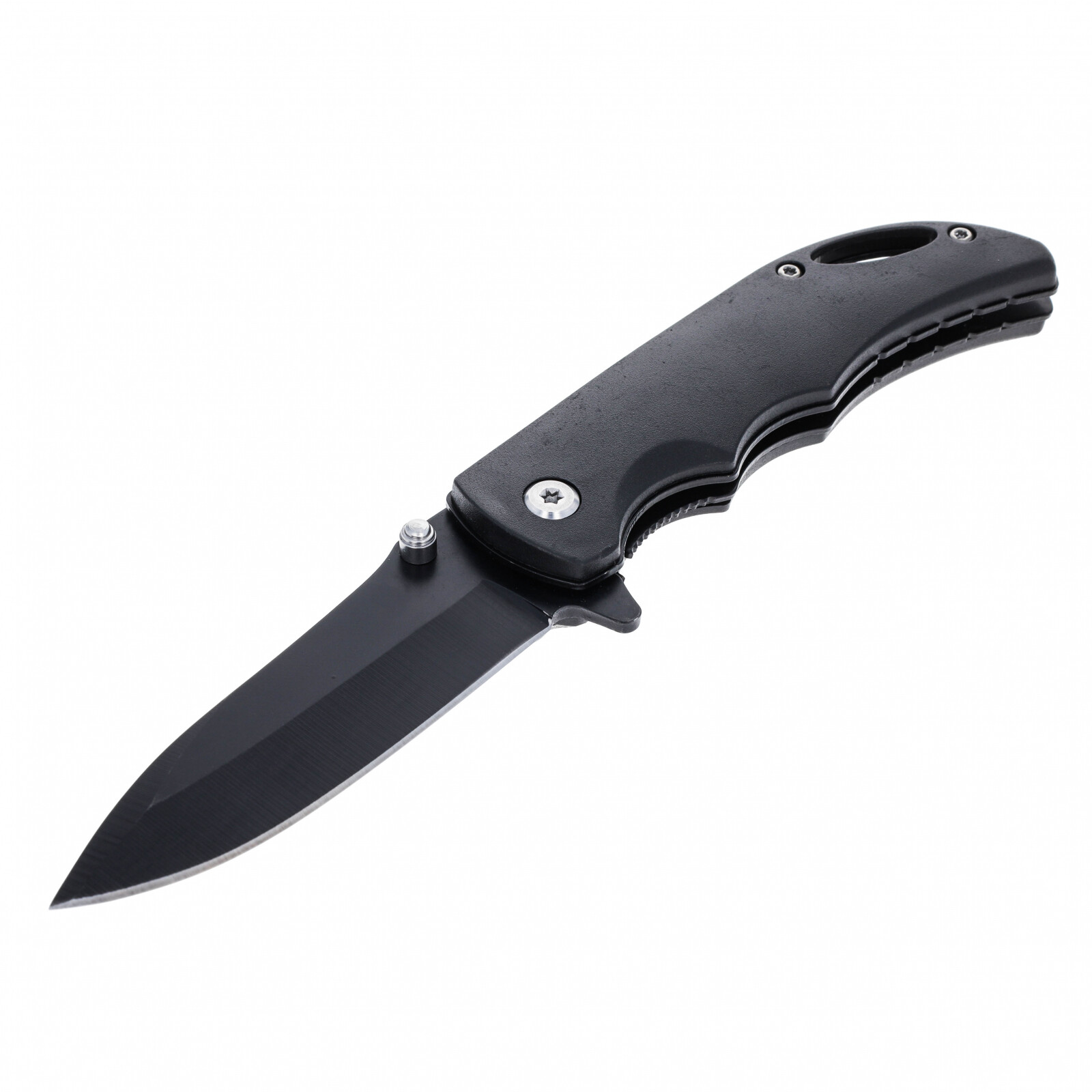 ASR Outdoor 3.75 Inch Black Aluminium Body Pocket Knife