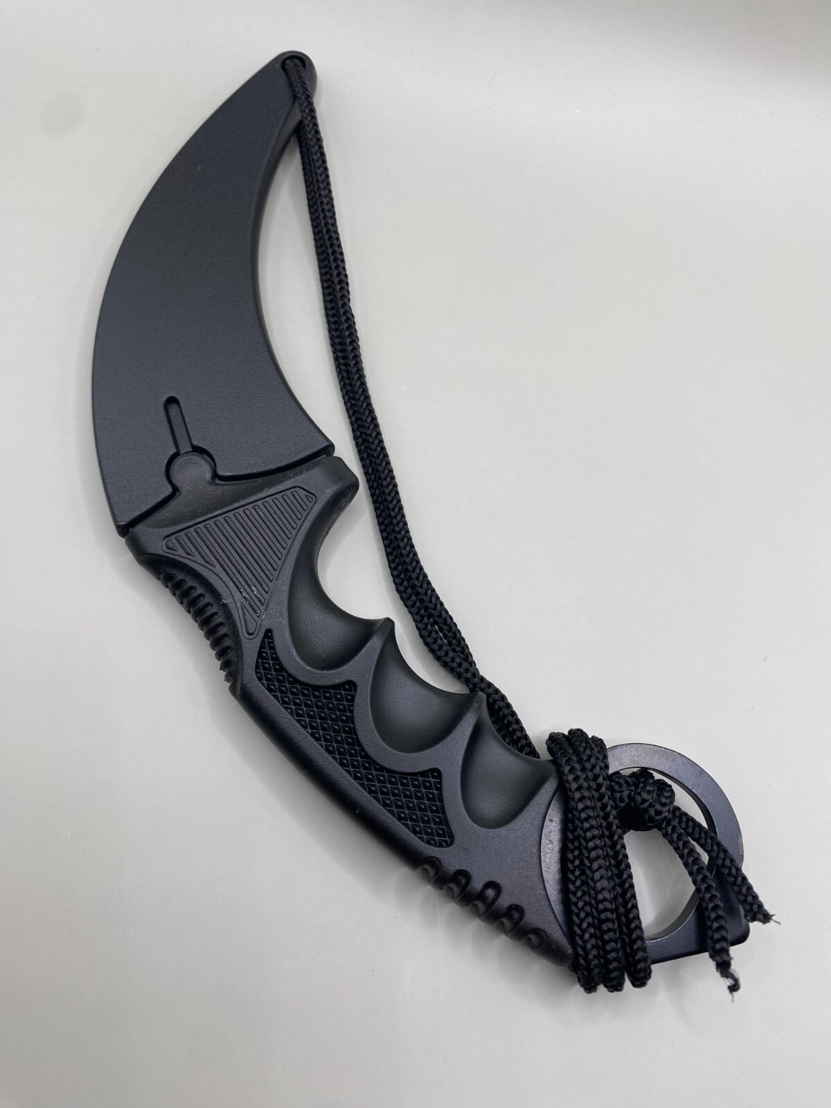 TACTICAL COMBAT KARAMBIT NECK KNIFE Survival Hunting BOWIE Fixed Blade w/ SHEATH