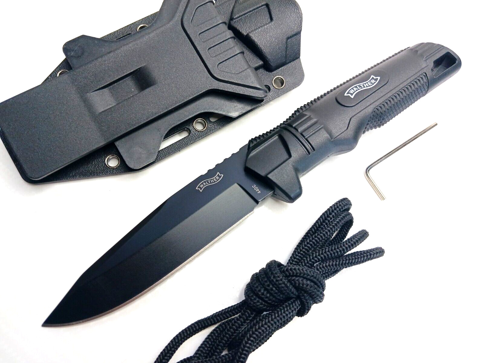 Walther BackUp Knife Vertical Horizontal Conceal Carry Mount Sheath Fixed Blade