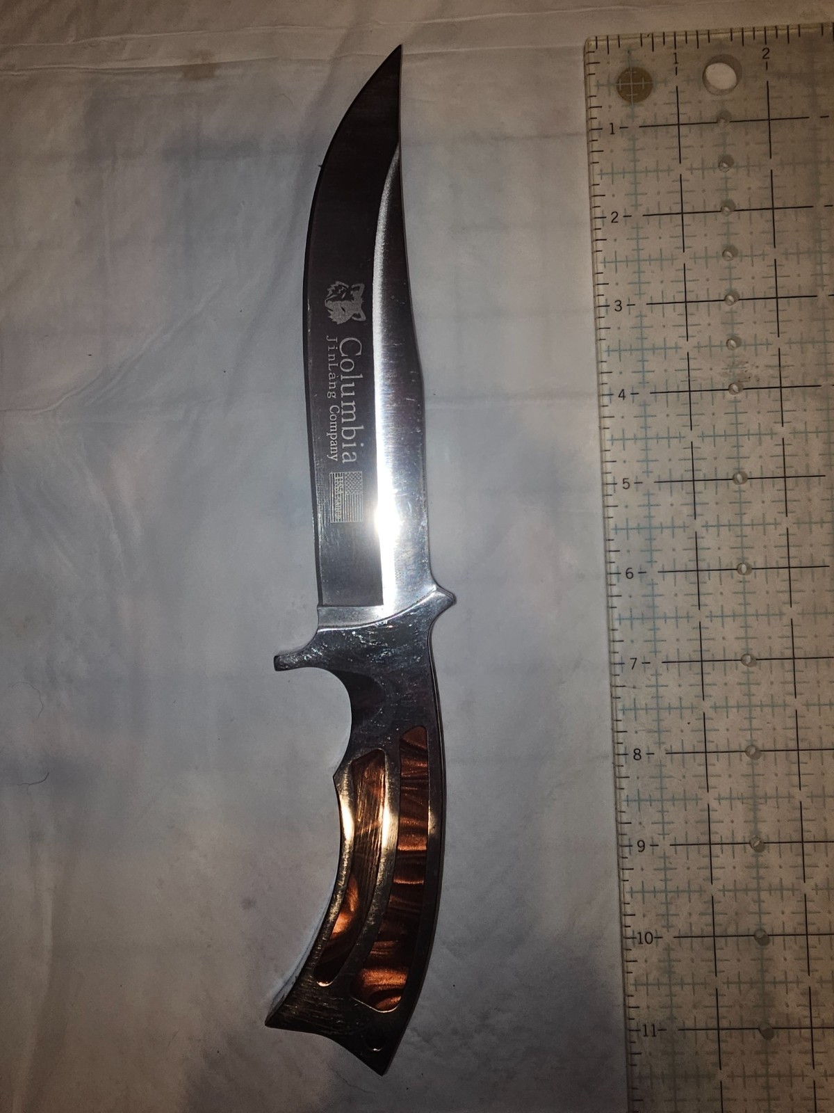 U.S.A SABER – COLUMBIA JINLANG COMPANY 11″ HUNTING KNIFE,# A11- 11”