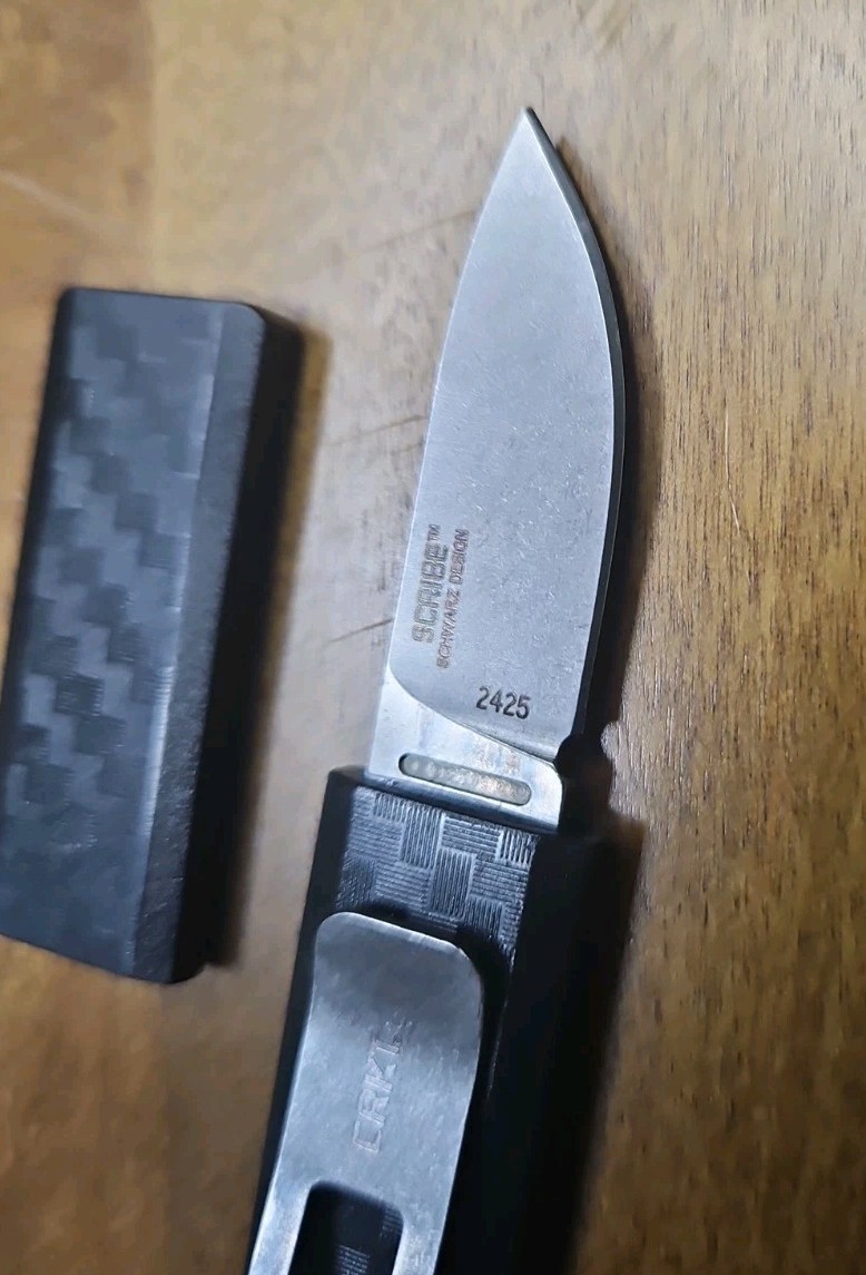 CRKT Scribe 2425 – EDC Small Pocket Fixed Blade Knife