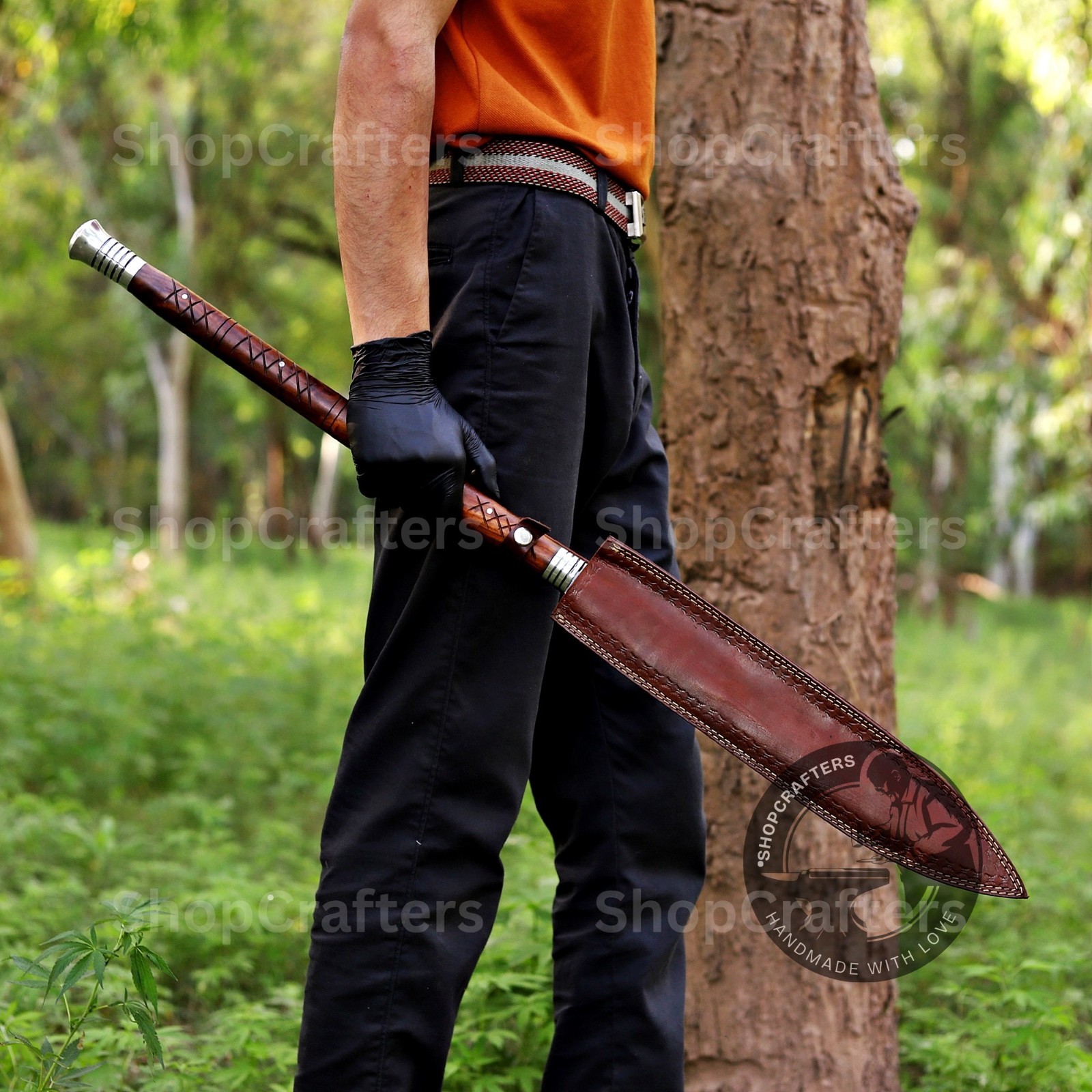 Custom Handmade Carbon Steel Blade Tactical Viking Spear | Hunting Spear Camping