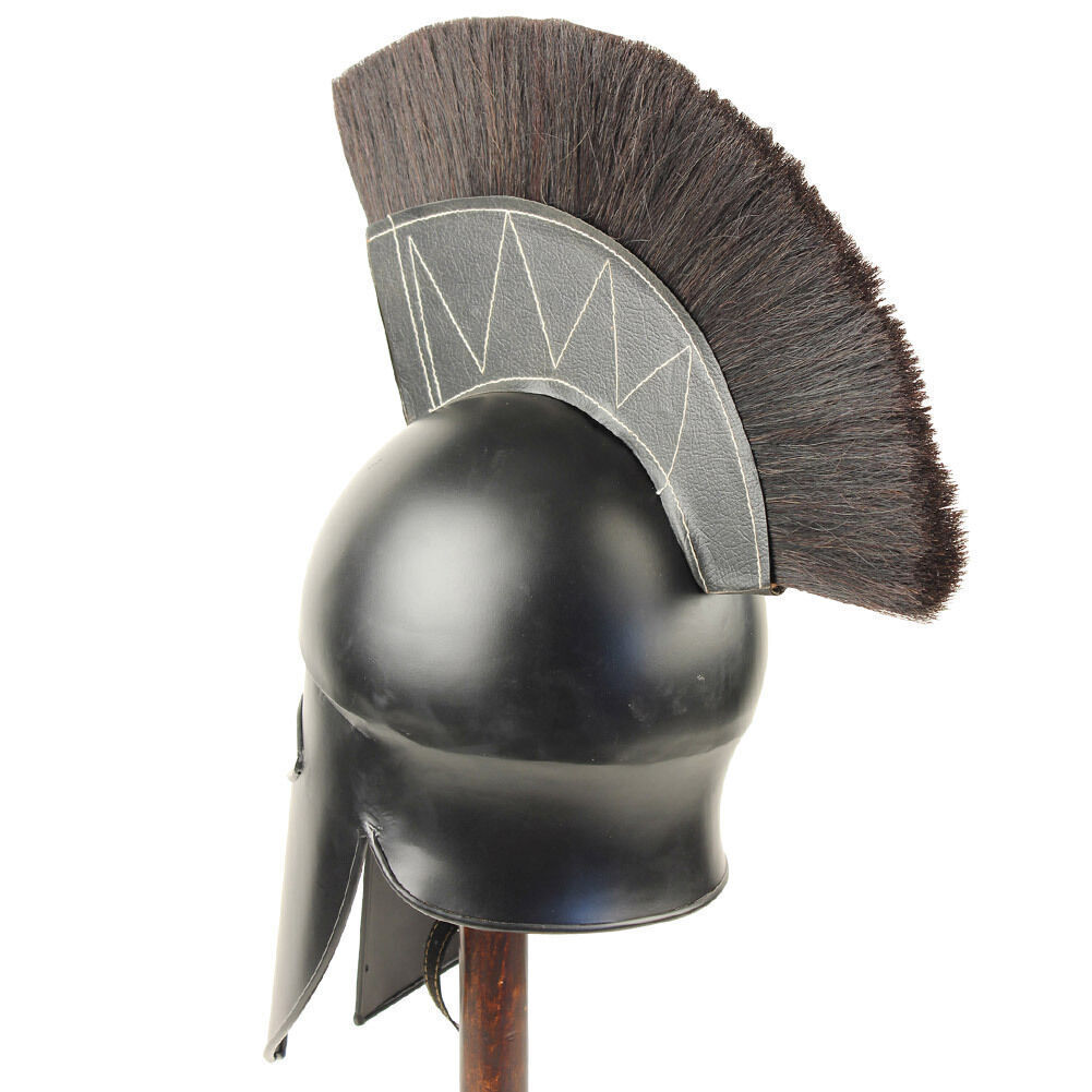 Medieval Dark Legionnaire Greek Corinthian Helmet Armor