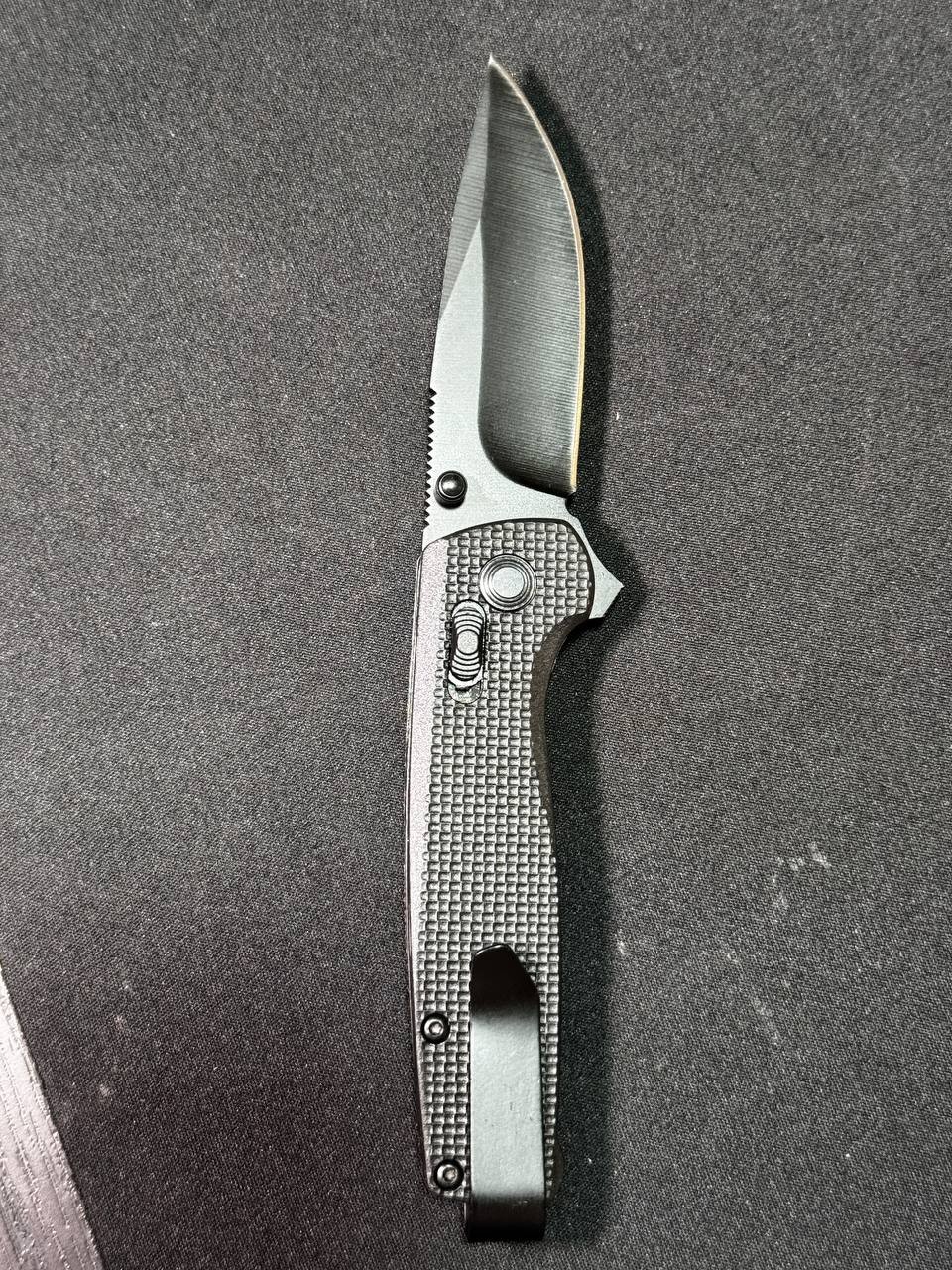 EDC Folding Knife Spring Assisted Pocket Knife Black Tactical Camping Survival