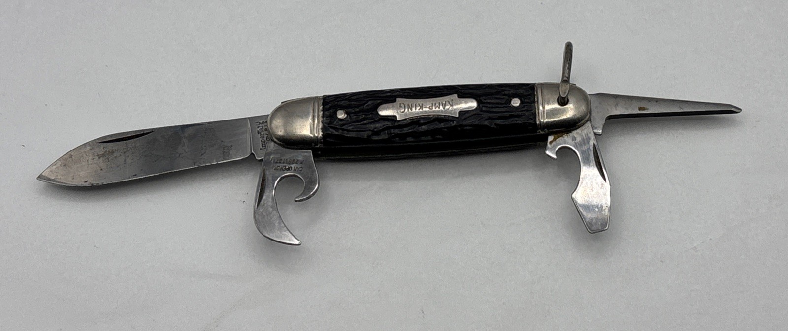 Vintage Imperial Stag Head Series Fixed Blade Hunting Knife & Pocket Knife
