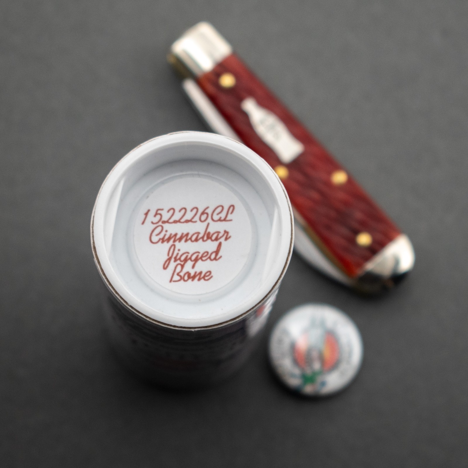 NEW! Great Eastern Tidioute #15 Crown Lifter, Cinnabar Jigged Bone GEC 152226CL