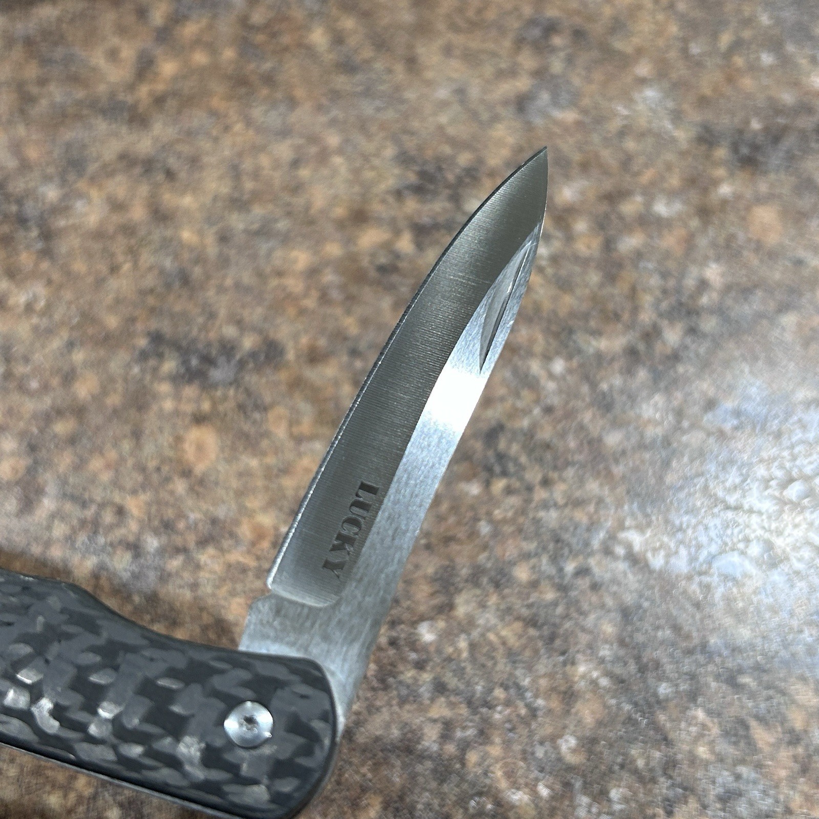 Cold Steel Lucky 2 Blade Pen Knife 3.25″ Closed, CPM-S35VN Carbon Fiber Serrated