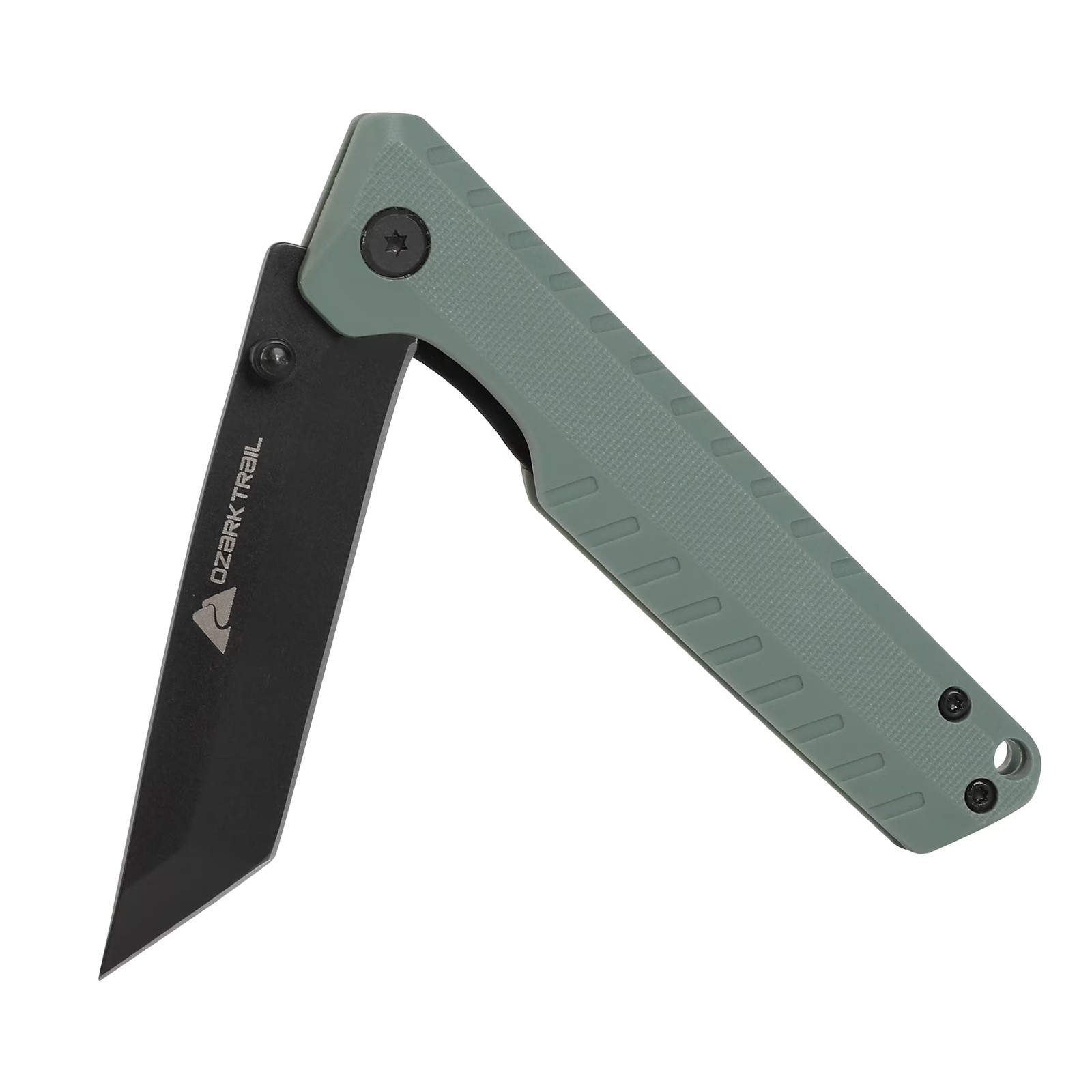 Ozark Trail Shadow 7.5 in Tanto Folding Knife, 3.25 in Stainless Steel