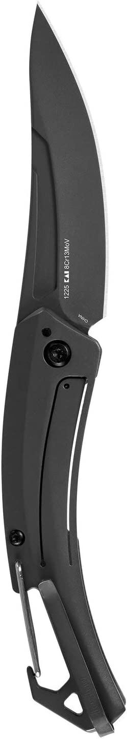 KERSHAW Discontinued – REVERB XL Manual Carbon Fiber Carabiner Clip knife 1225