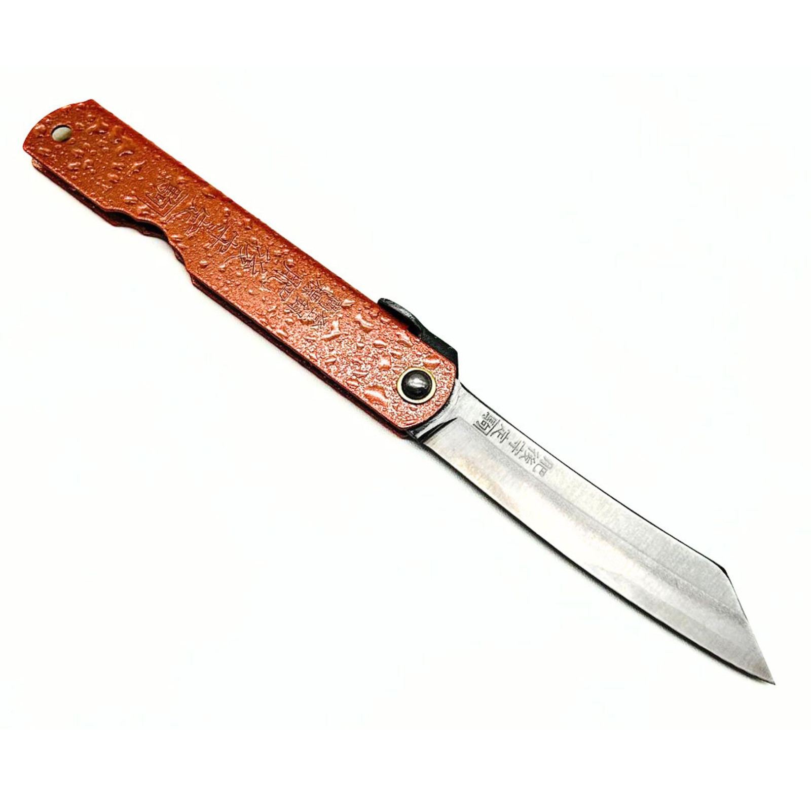 Higonokami Folding Knife, «Mizushibuki» Water splash 100mm, Pink – US Seller