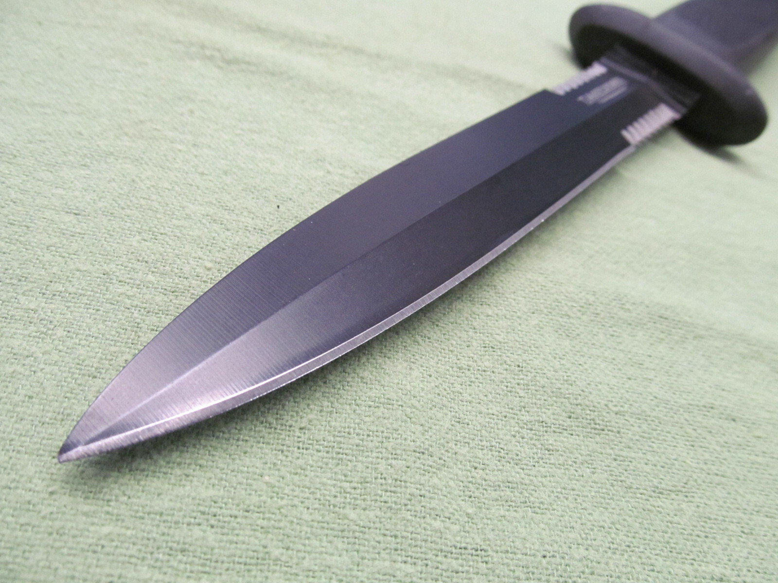 Takedown Branded 10″ Long Spear Point Fixed Blade Knife w/Rubber Handle & Sheath
