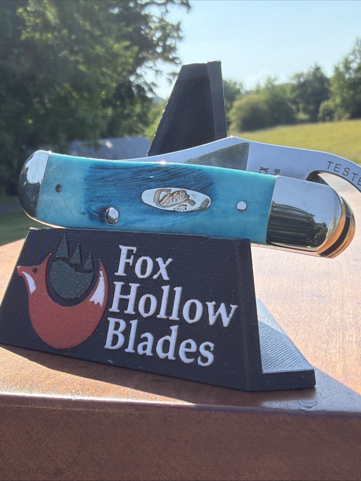 CASE XX 2025 SAWCUT CARRIBEAN BLUE BONE 61953L SS RUSSLOCK KNIFE