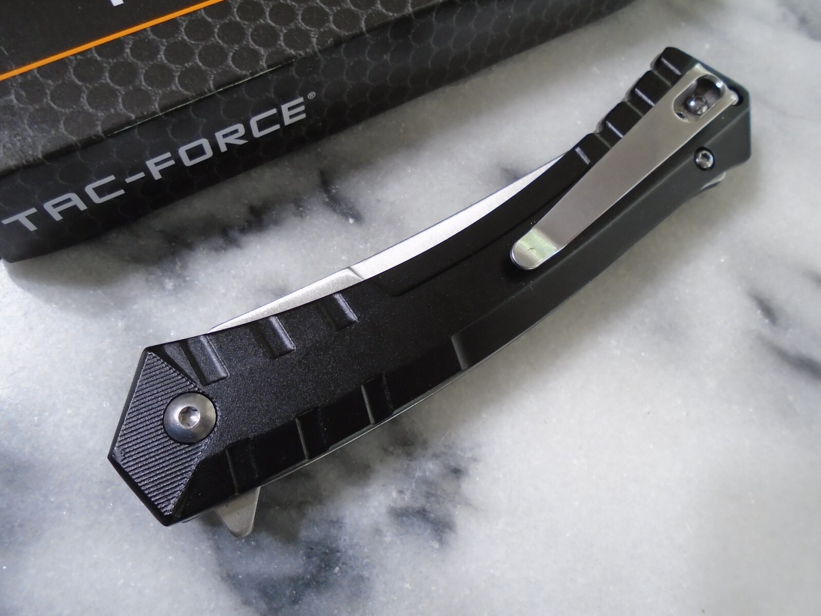 Tac-Force Sleek Tanto Assisted Open Pocket Knife 2 Way Pocket Clip Folder 2005BK
