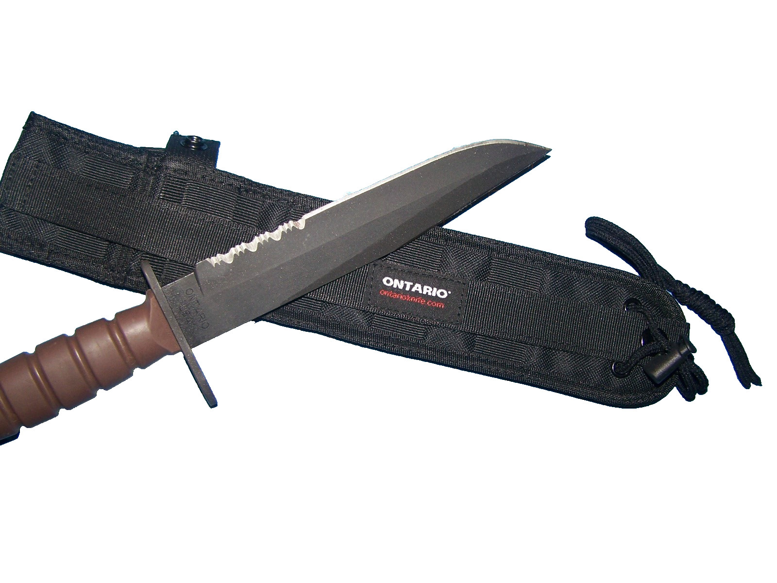 Vintage OKC3S Knife USMC Marine Corps Bayonet Ontario Knife Co & MOLLE Sheath