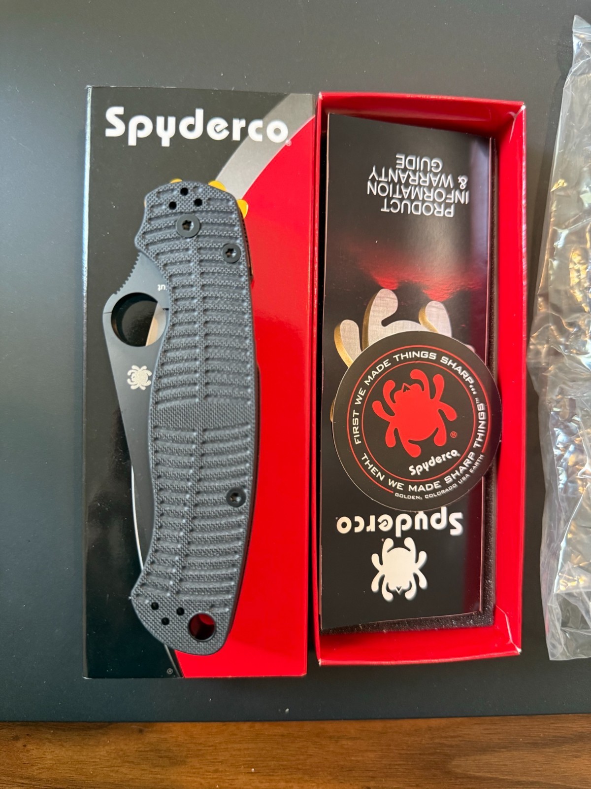 Spyderco Paramilitary 2 MagnaCut Salt Knife Black G-10 DLC