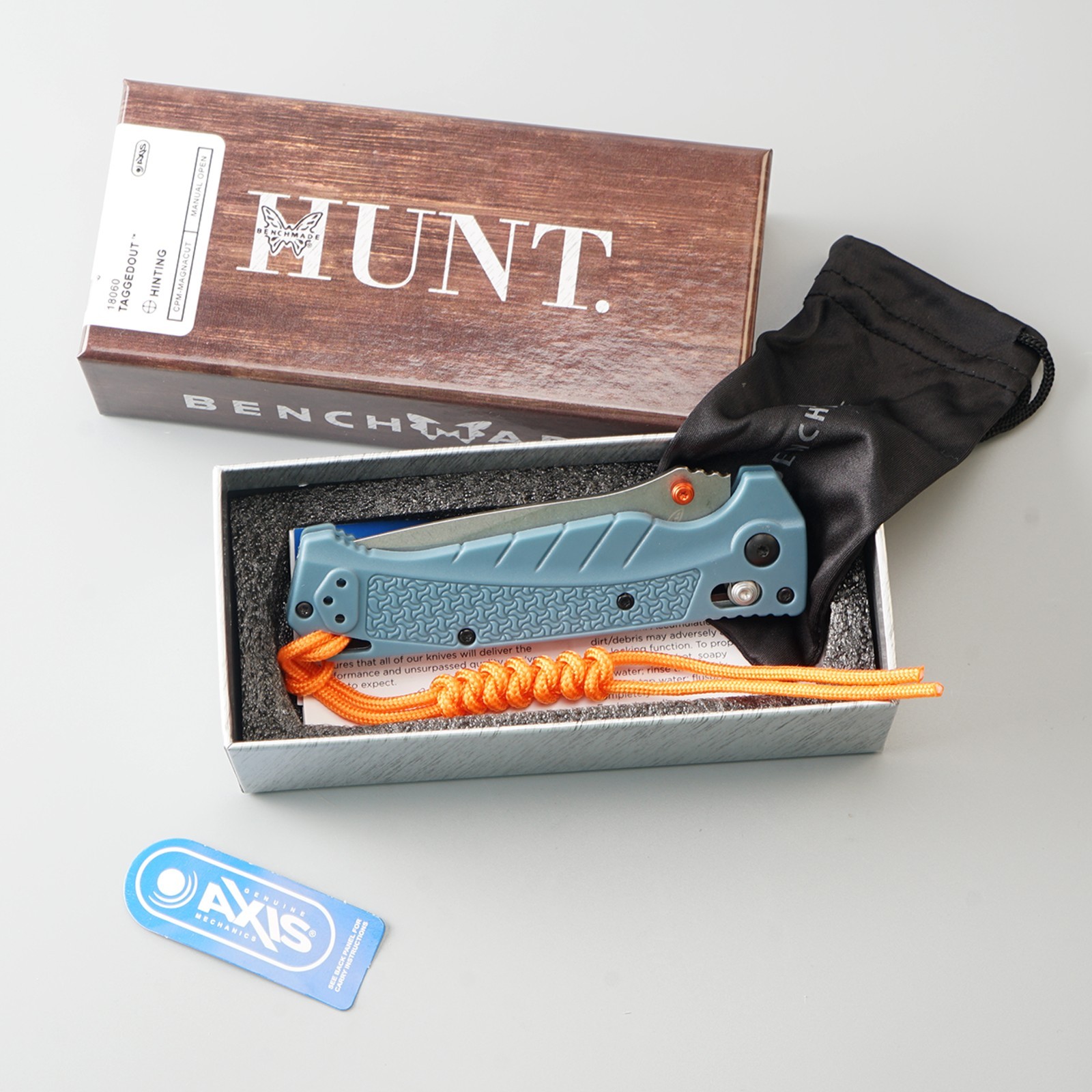 Benchmade 18060 Adira MagnaCut Folding Knife Nylon Fiber Handle Outdoor EDC