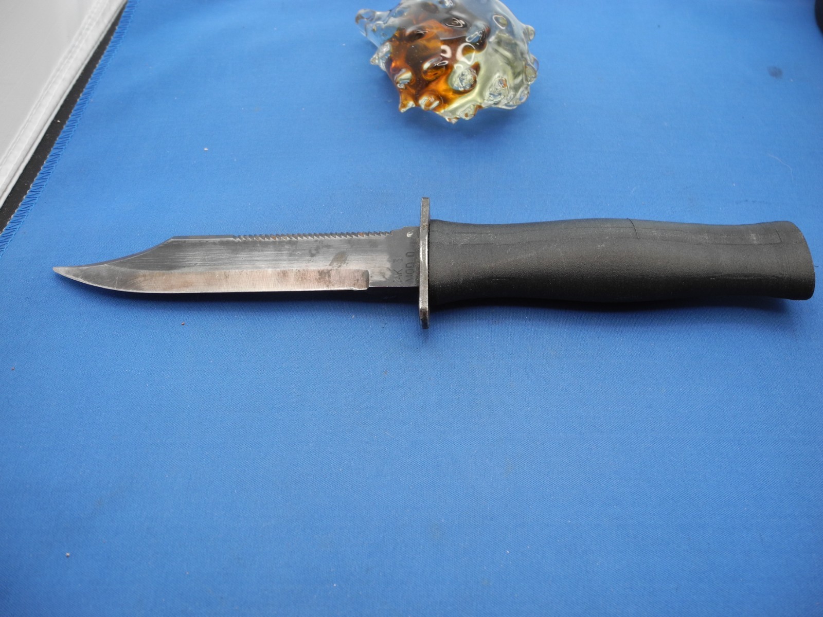UNITED STATES NAVY MK 3 MOD 0 DIVERS KNIFE, DIVING KNIFE WITH SHEATH 2V376