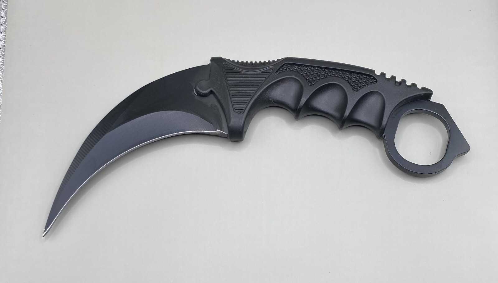 TACTICAL COMBAT KARAMBIT NECK KNIFE Survival Hunting BOWIE Fixed Blade w/ SHEATH