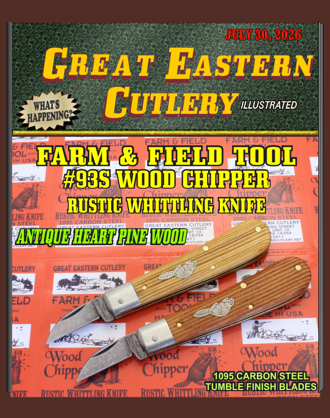 Great Eastern Cutlery GEC Farm & Field 930126S «Wood Chipper» Heart Pine