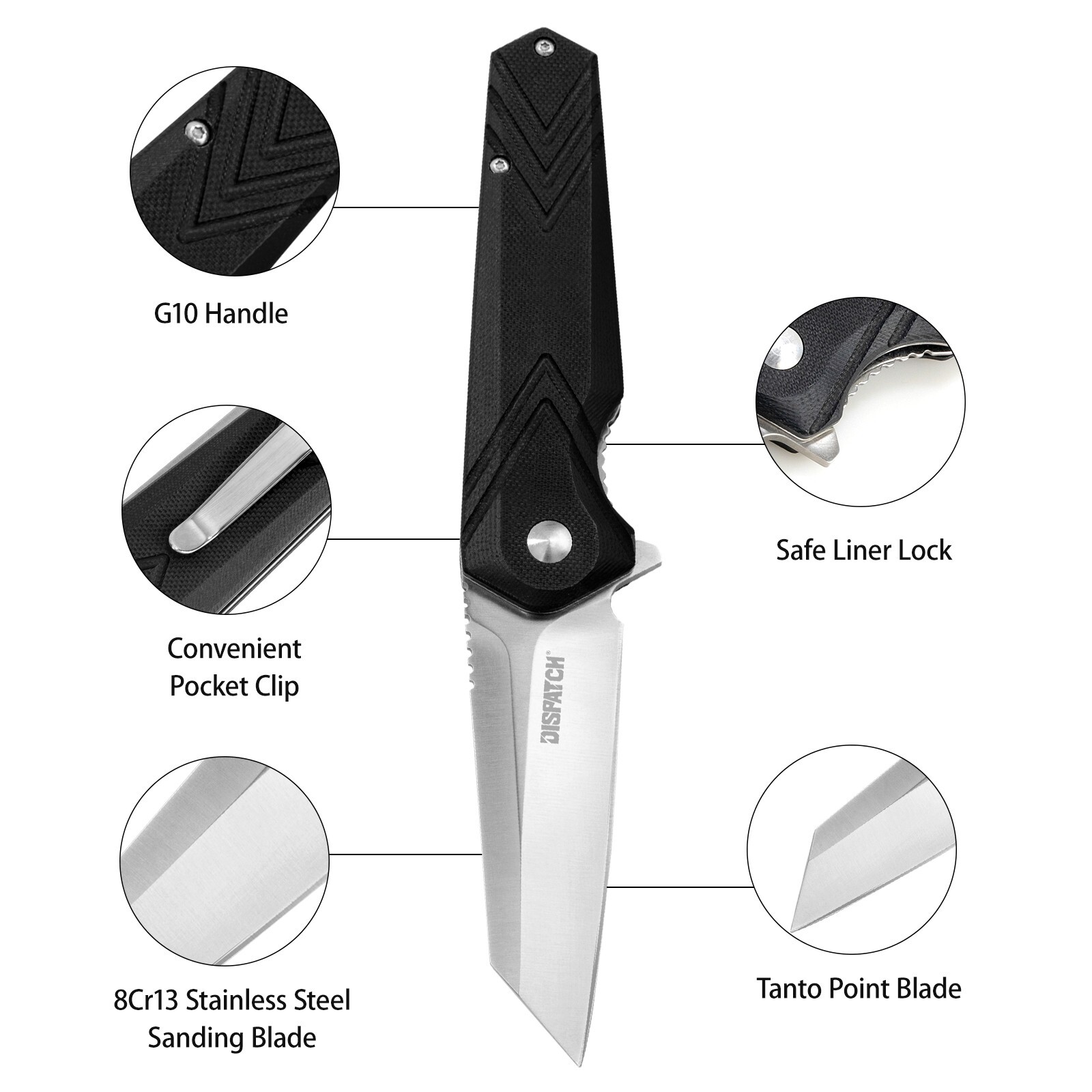 Folding Knives Edc Folding Pocket Knife Black Assisted Opening Folding Knife ED