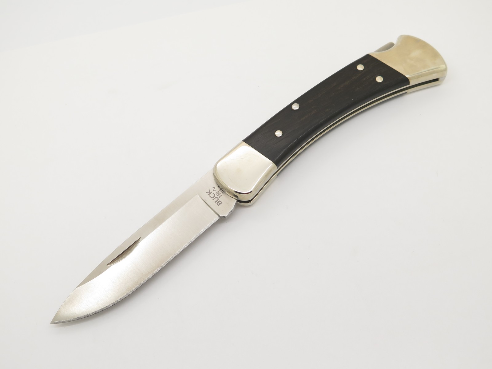 2024 Buck 110 Folding Hunter Limited S30V Drop Point Ebony Handle Lockback Knife
