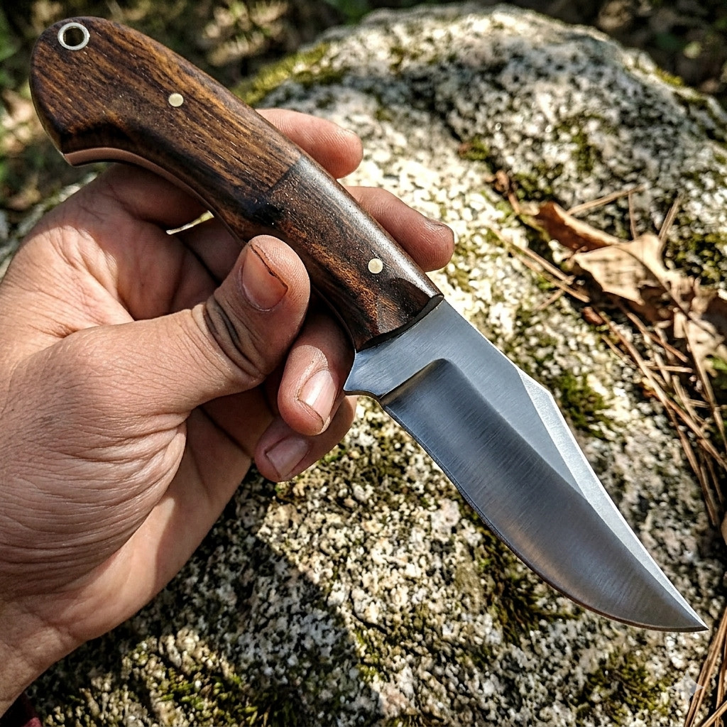 Survival Hunting Knife with Sheath 8in Fixed Blade Tactical Knife for Camping