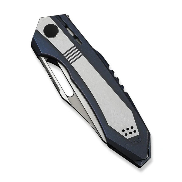 WE Knife Bogey 1/210 23088-3 Satin & Blue Titanium M390 Stainless Steel Knives
