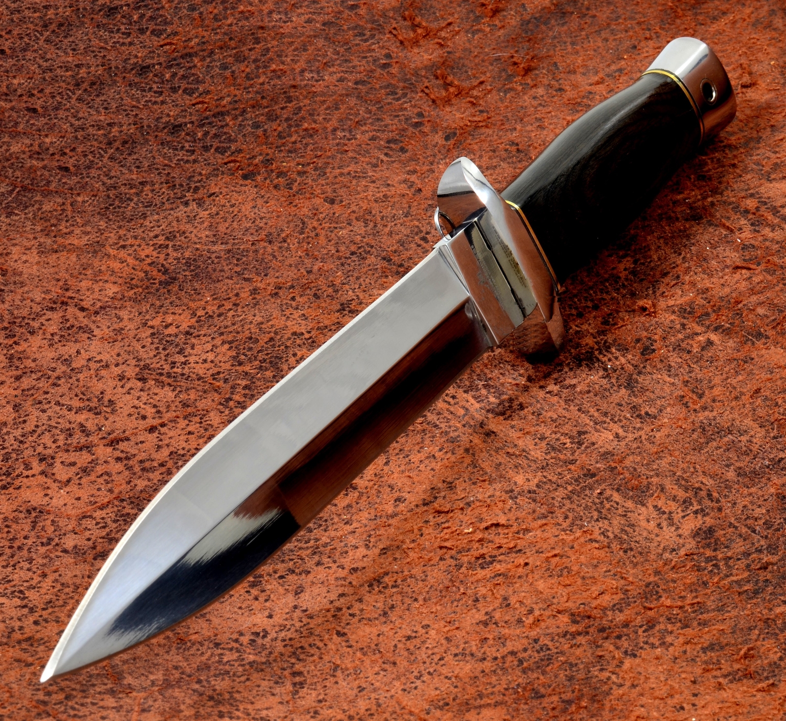 Gil Hibben Double Edge Full Tang Boot Knife w/Sheath and Boot/Belt Clip GH5078
