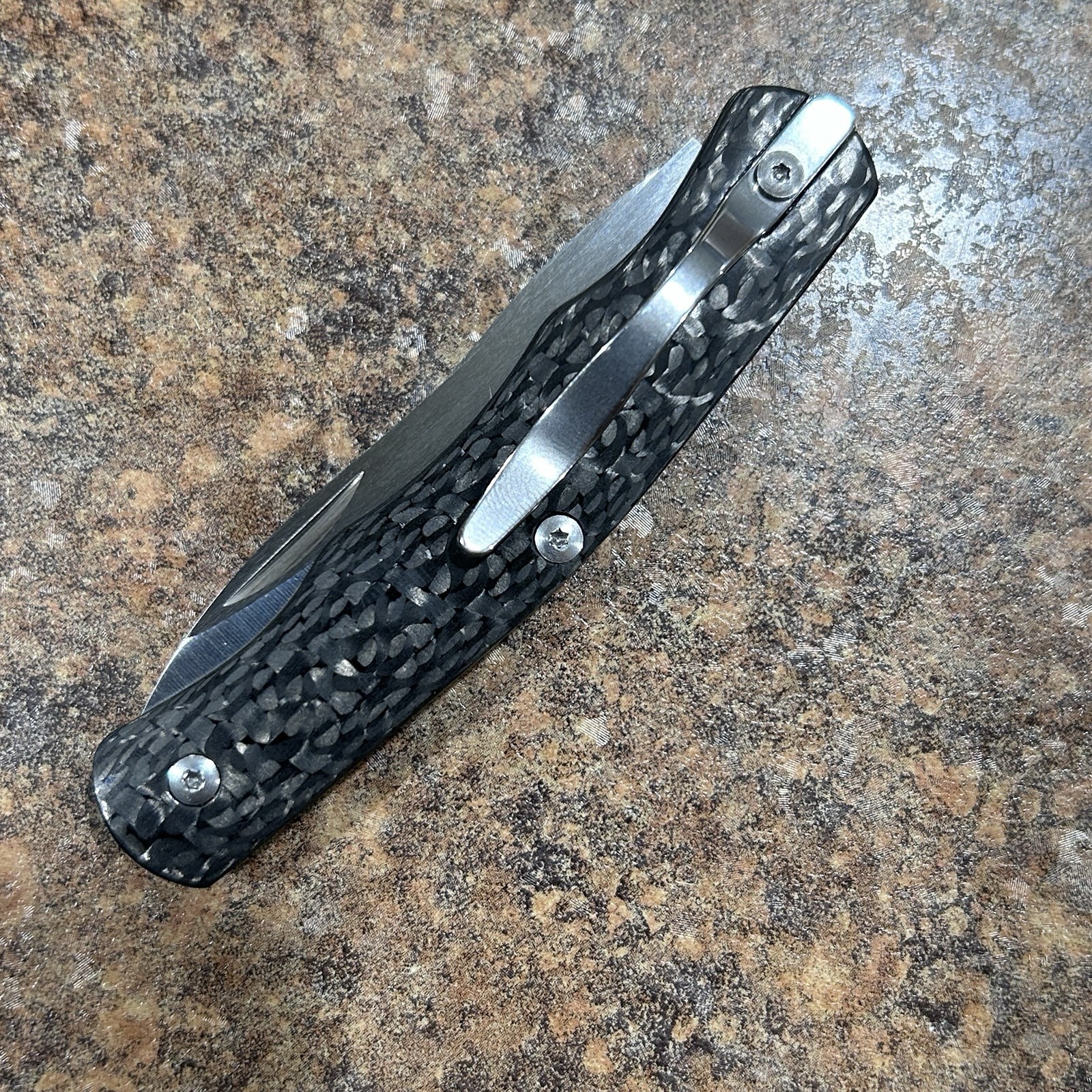 Cold Steel Lucky 2 Blade Pen Knife 3.25″ Closed, CPM-S35VN Carbon Fiber Serrated