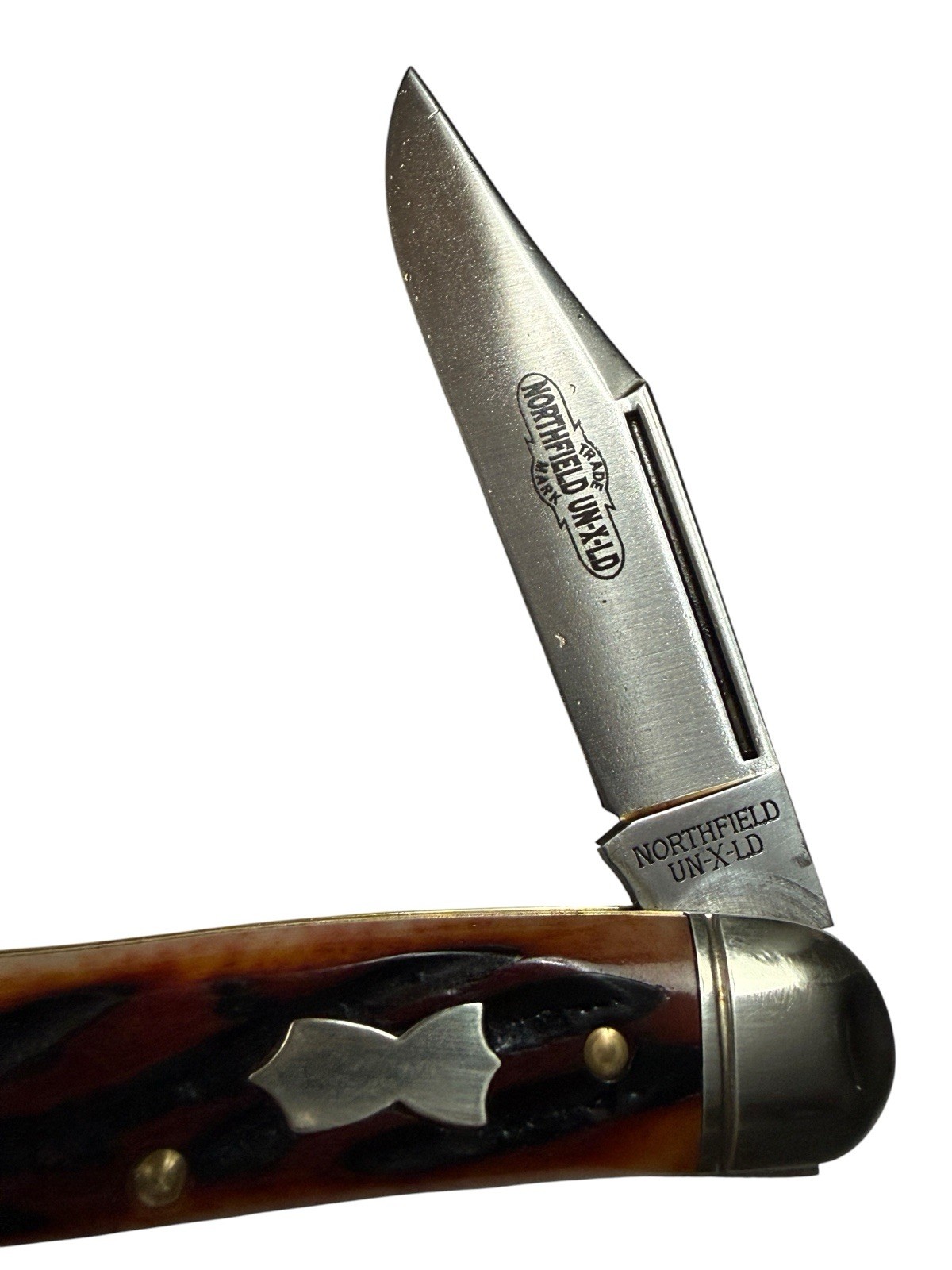 Great Eastern Cutlery GEC 661225 Amber Worm Groove India Bone Satin DH-2370