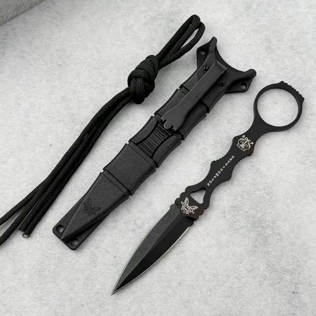 Benchmade 176BK SOCP® Dagger 440C Stainless Steel Black Sheath Knife