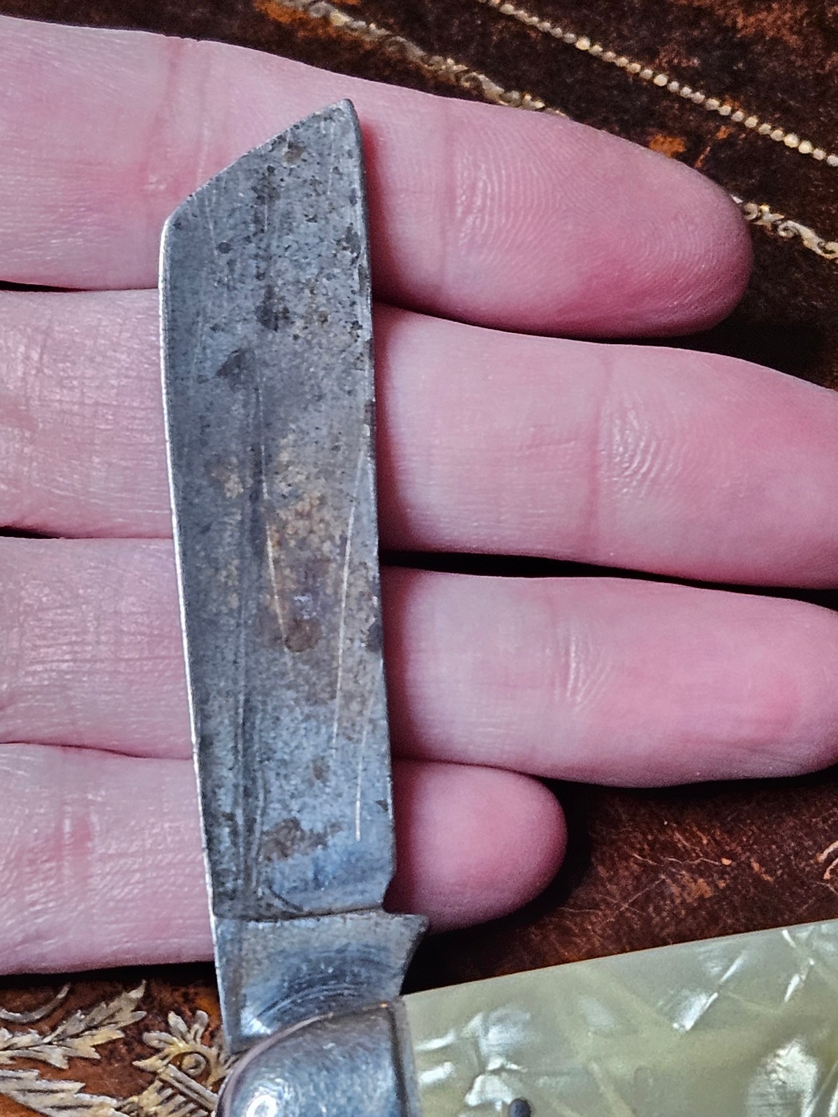 Imperial Celluloid Pearl Single Blade Knife