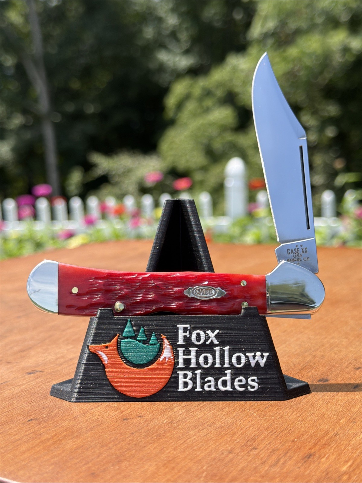 Case XX 2026 Dark Red Peach Seed Jig Bone 61549L CS Copperlock Knife
