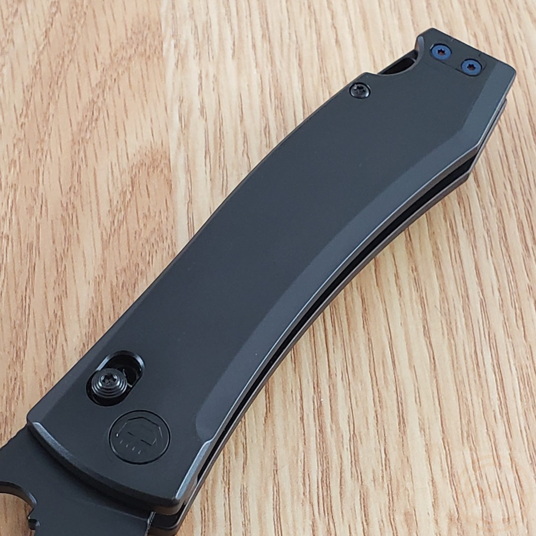 Daggerr Knives Nightmare Folding Knife 4 Bohler M390 Steel Blade Titanium Handle