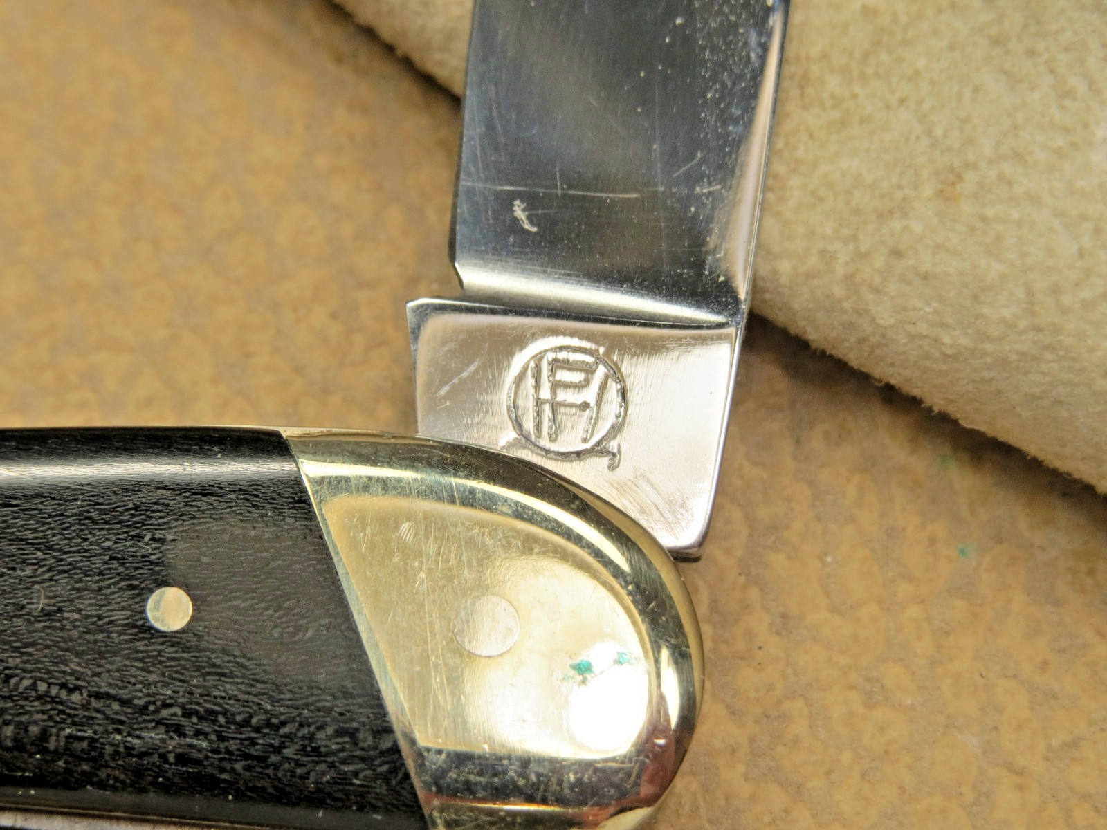 Friedrich Hartkopf Solingen Two Blade Serpentine Penknife Two-Tone Bone Handles