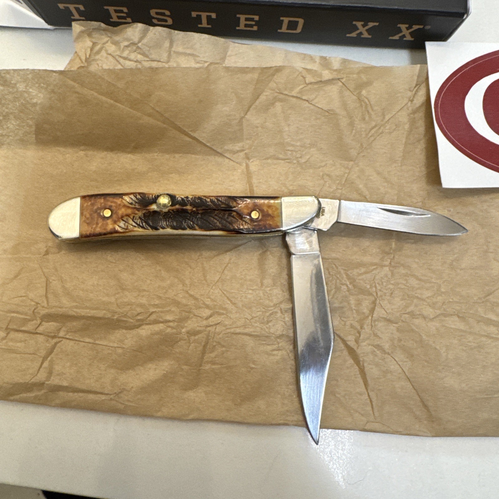 Case 6.5 Bonestag Peanut 6.5220 Stainless Steel USA