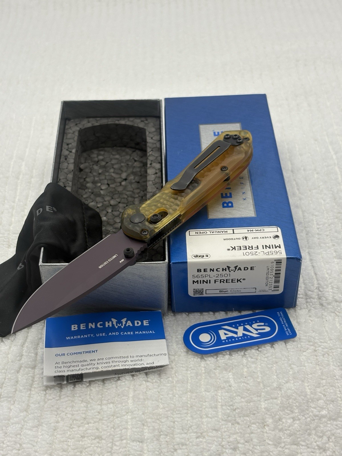 Benchmade 565PL-2501 Ltd Ed 2025 Shot Show Special Mini Freek NIB Made USA