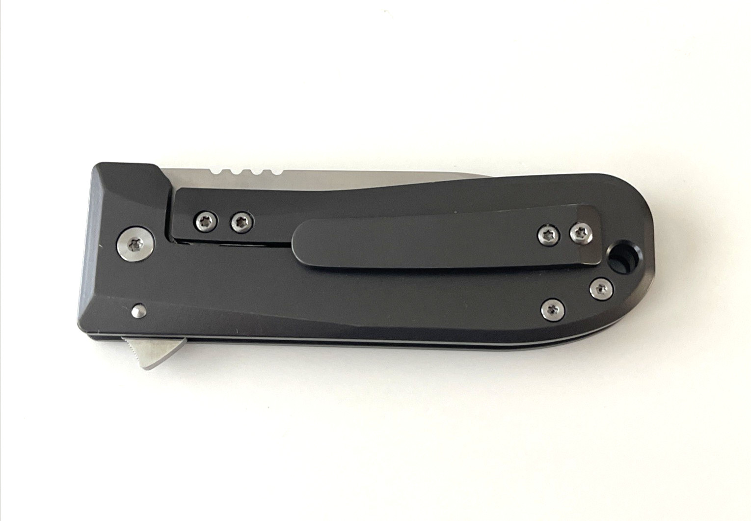 WESN 04 Allman Folding Knife CPM S35VN Blade Titanium Handle