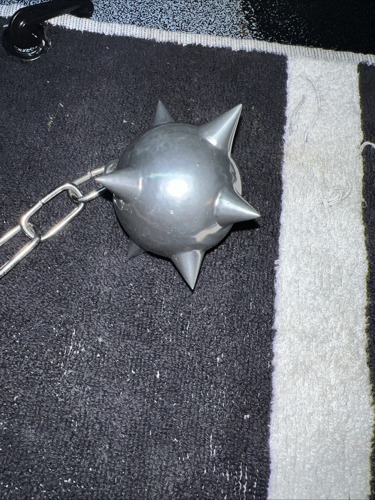 Medieval Mace with Chain & Wood Handle