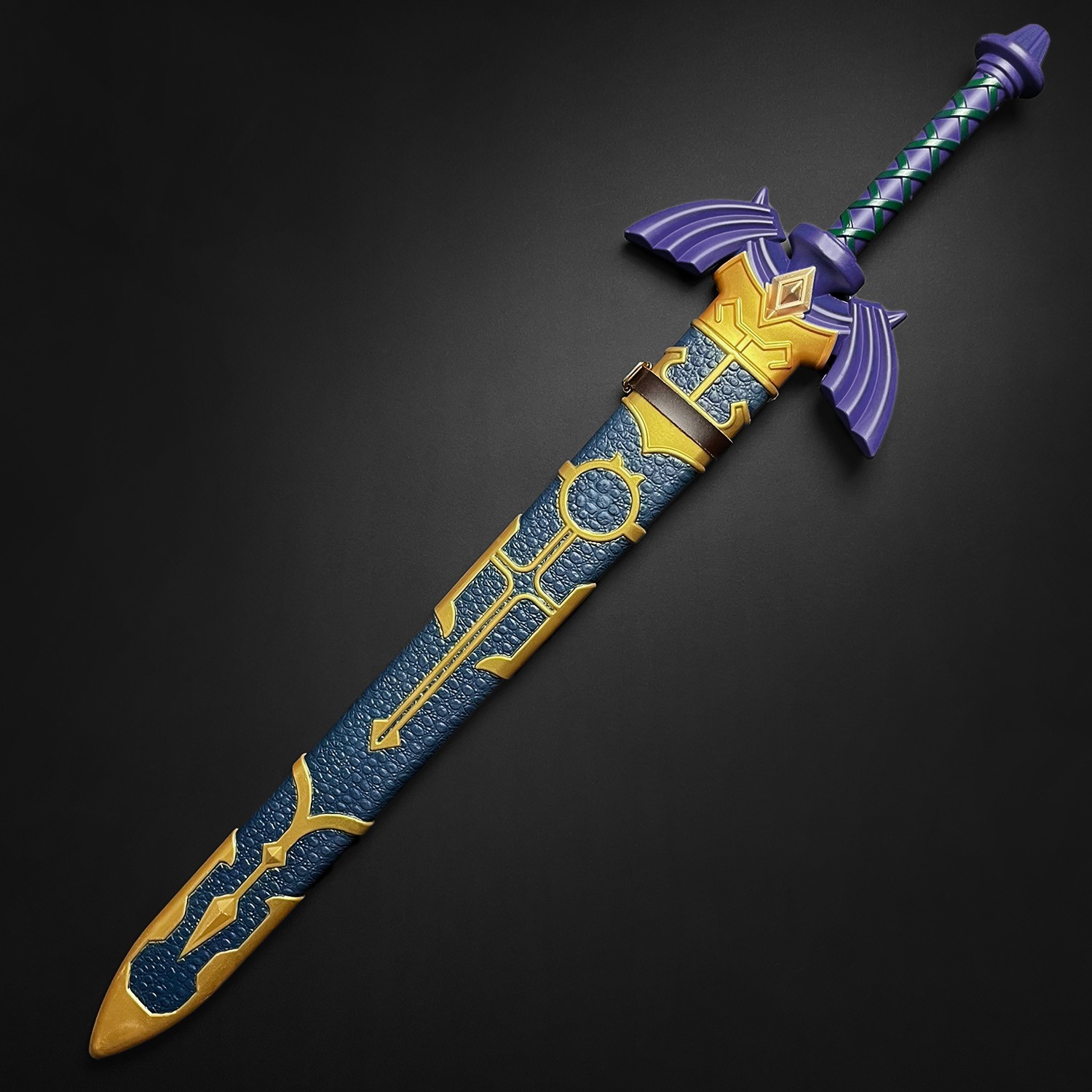 37″ Link’s Foam Master Sword with Plastic Scabbard for Cosplay