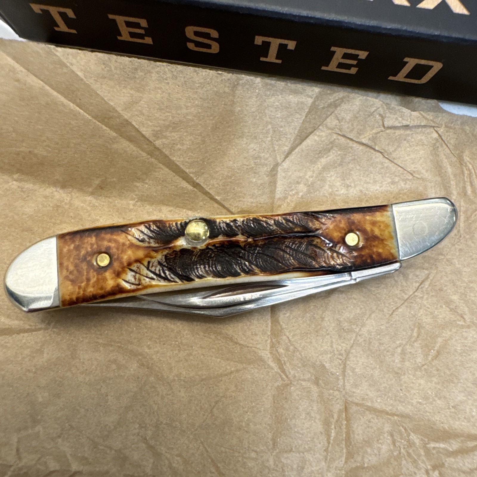 Case 6.5 Bonestag Peanut 6.5220 Stainless Steel USA