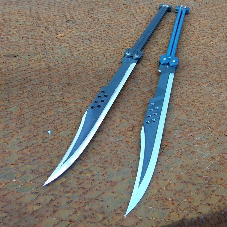 2Pc Handmade 27.2″ HighCarbon Steel Double Handed Short Sword / Leather Sheath